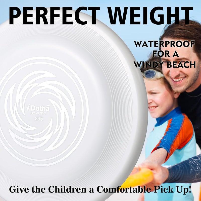iDotha Sports Flying Disc - Compeition Flying Discs for Beach, Backyard, Lawn, Park, Camping and More - Great for All Ages Outdoor Flying Disc Training - Image 4